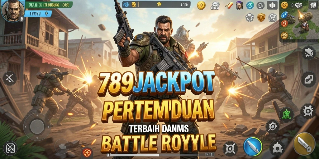 Gameplay menegangkan di 789JACKPOT saat bertempur di arena.