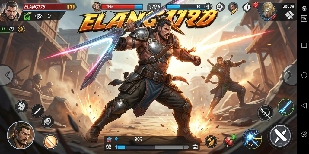 Tampilkan gameplay action yang mendebarkan di ELANG178.
