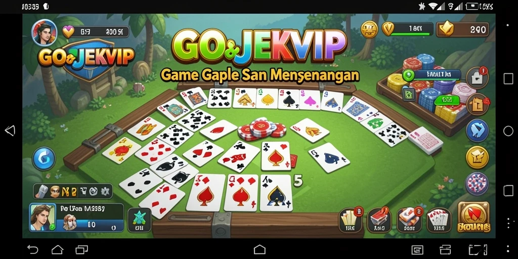Tampilan gameplay GOJEKVIP yang menyenangkan dan interaktif.