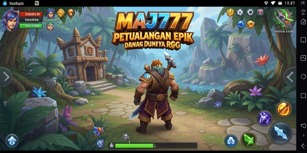 Tampilan gameplay <strong>MAJ777</strong> yang menampilkan aksi seru dan interaksi karakter.