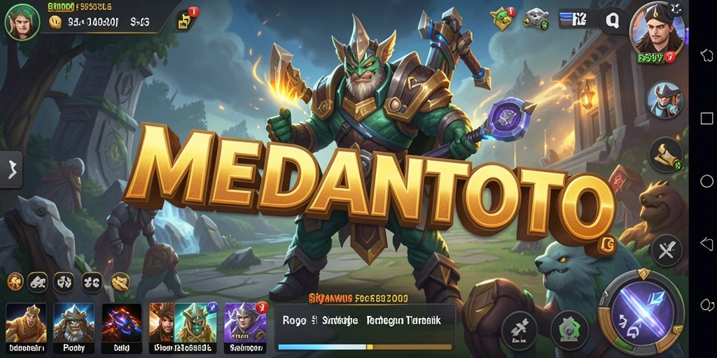 Tampilan gameplay yang menarik dalam MEDANTOTO dengan berbagai strategi SLG.