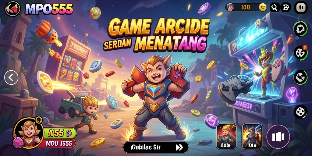 Tampilan gameplay seru dan adiktif dari MPO555.