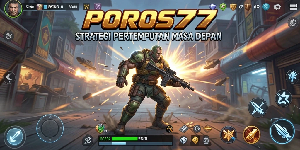 Tangkapan layar <strong>POROS77</strong> menunjukkan aksi strategi melawan musuh.