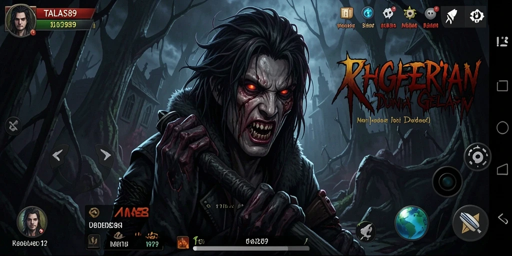 Gameplay TALAS89 menampilkan suasana mencekam dan kengerian yang mendalam.