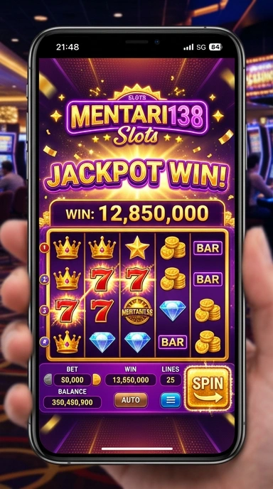 Screenshot antarmuka aplikasi mentari138 yang menarik.